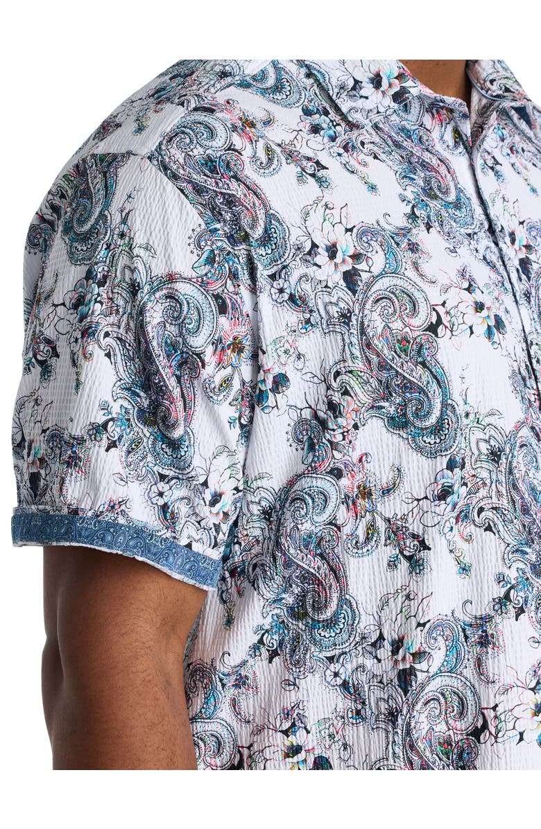 Robert Graham DXL Big & Tall  Pickwick Sport Shirt, Alternate, color, Multi