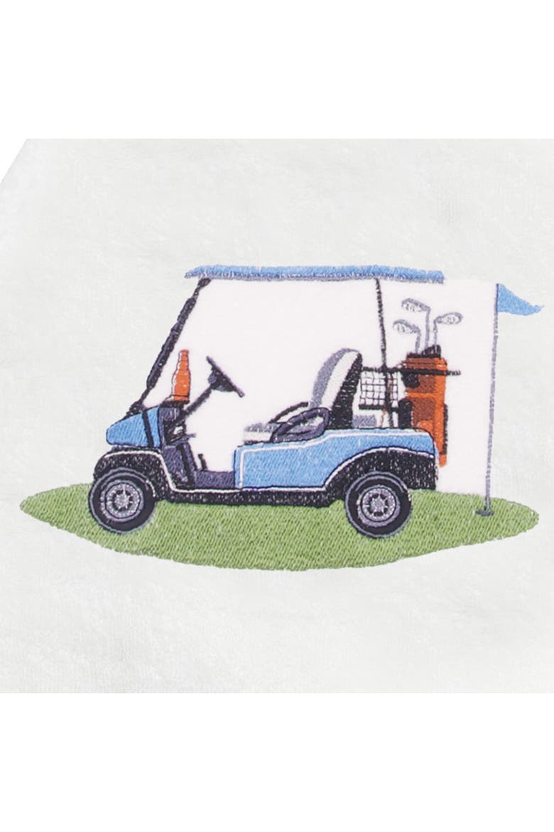 Fore the Gents Golf Cart Sports Vehicle 100% Cotton Terrycloth Towel, Alternate, color, Blue