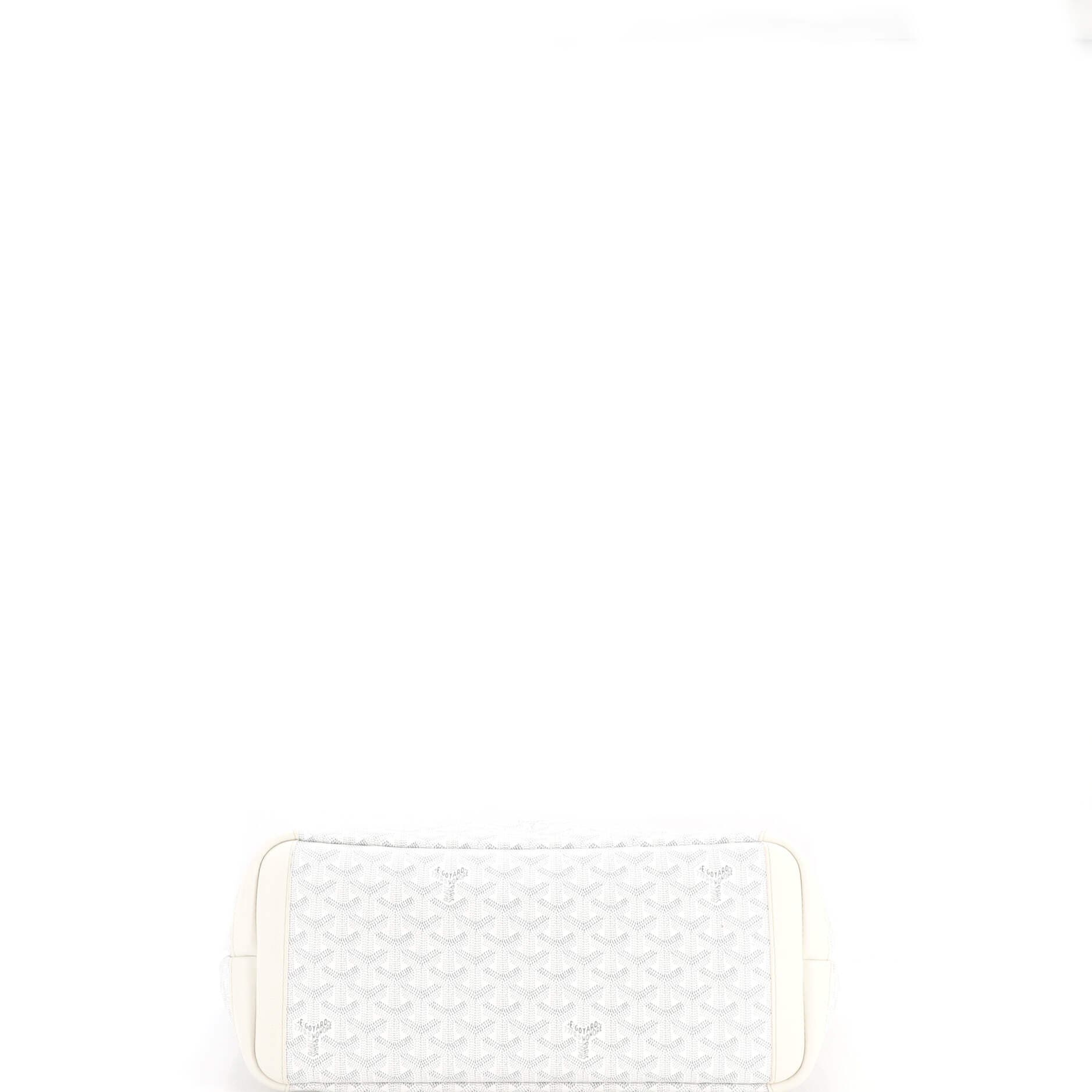Artois Tote Coated Canvas MM, Alternate, color, White