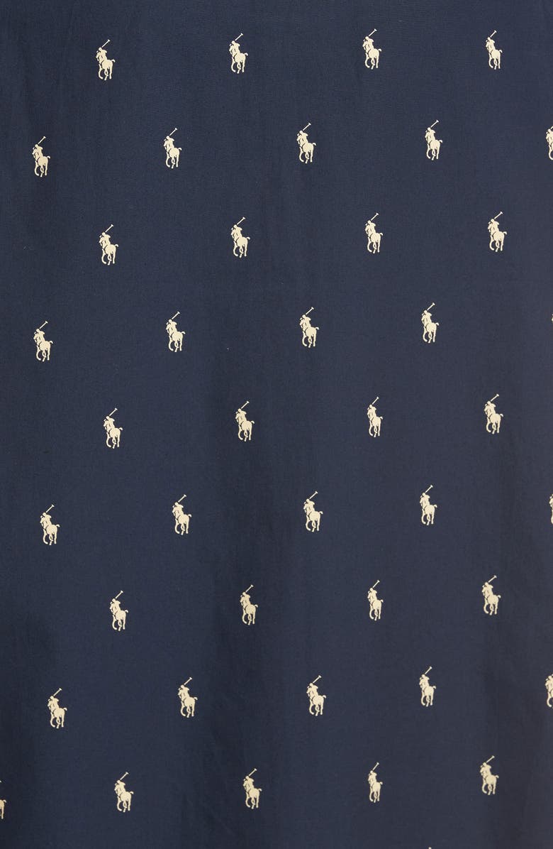 Polo Ralph Lauren 'Polo Player' Cotton Robe, Alternate, color,