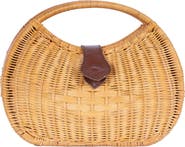 Jelavu Artemis Half Moon Rattan Hand Bag