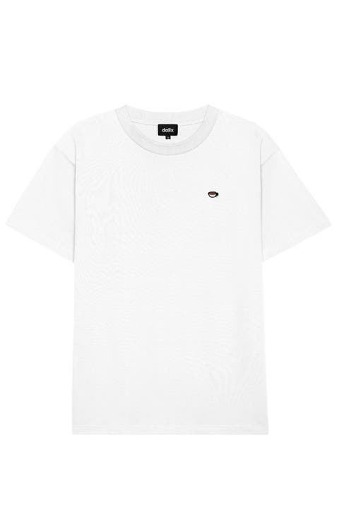 Mens Lil Coffee Heavy Weight Cotton Tee