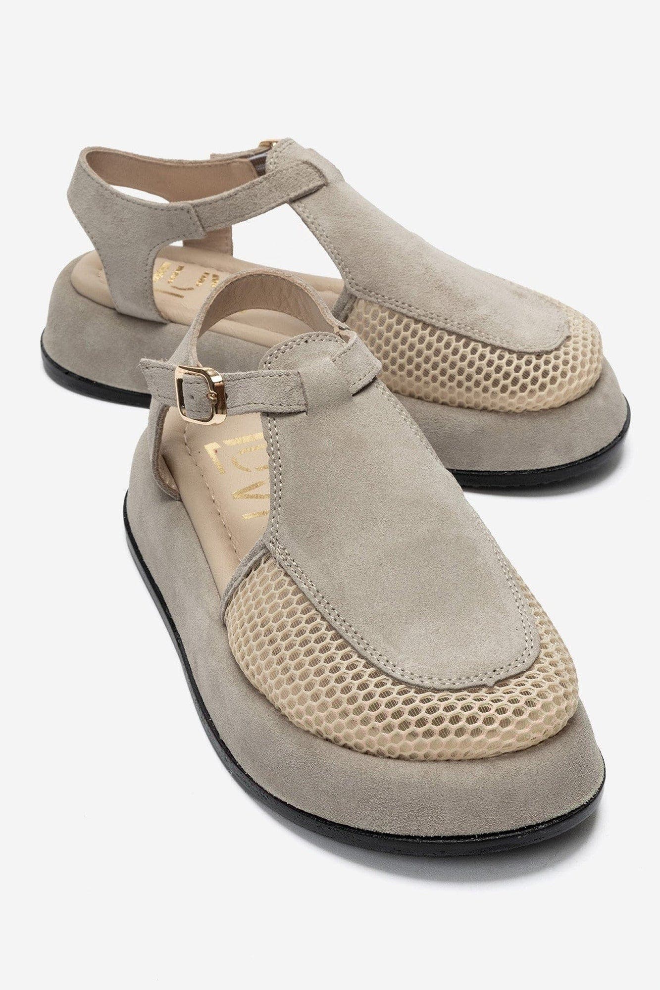Beige Suede