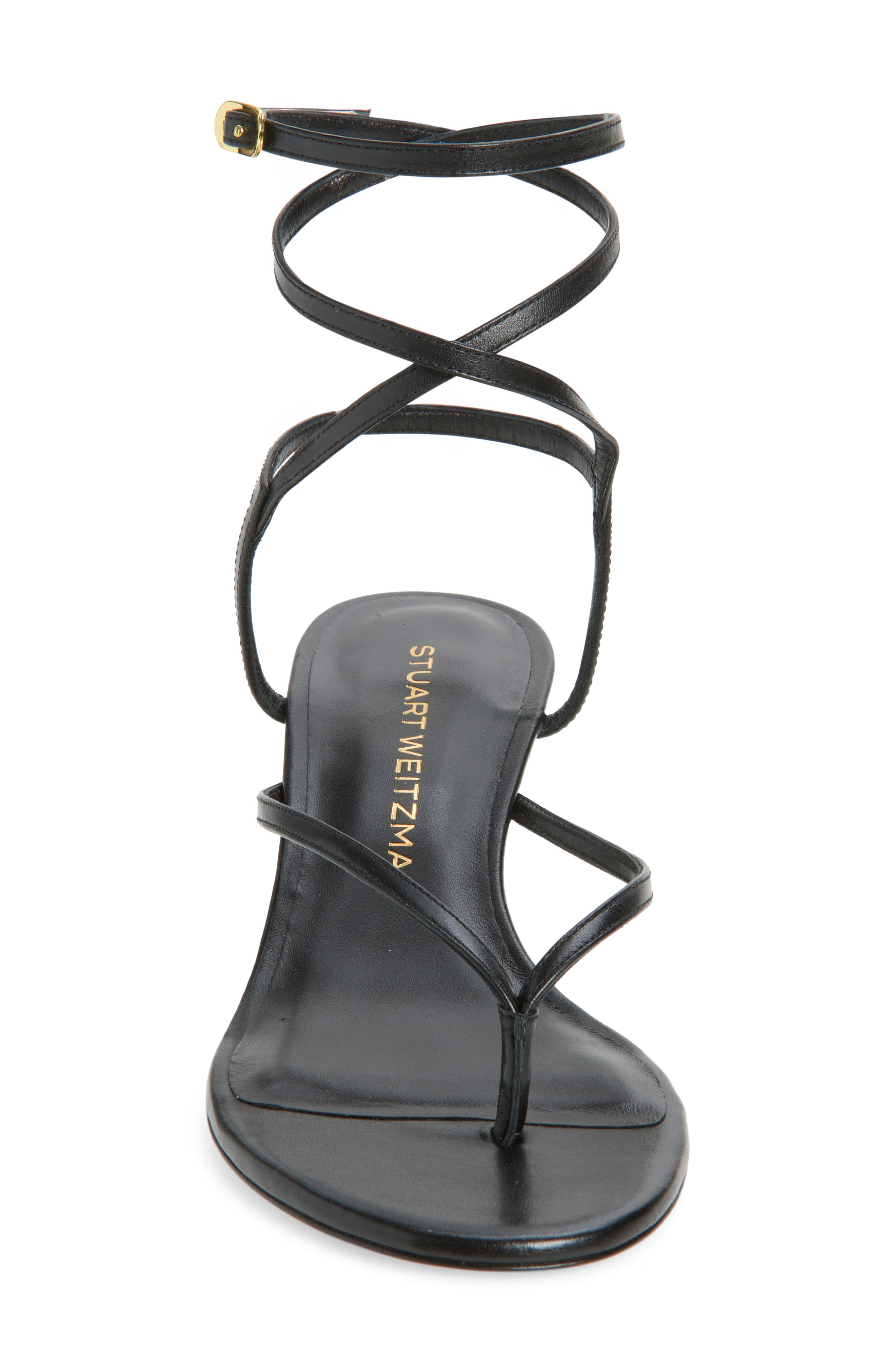 Stuart Weitzman Cabo II Sandal, Alternate, color, Black