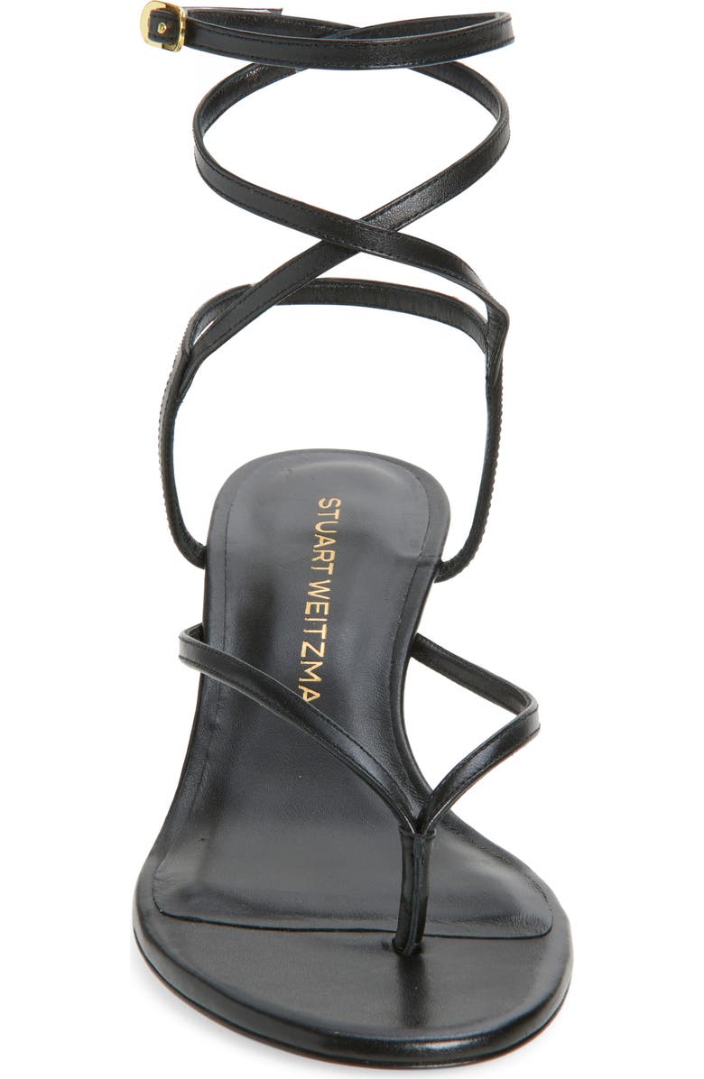 Stuart Weitzman Cabo II Sandal, Alternate, color, Black