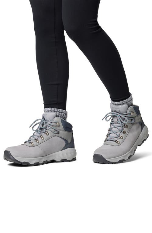 Columbia Newton Wander™ Waterproof Hiking Boot In Monument/teal
