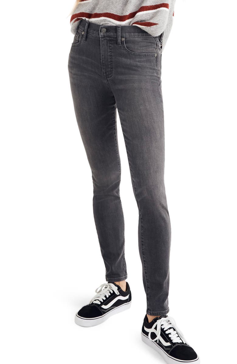 Madewell 9-Inch High Waist Skinny Jeans, Main, color, 