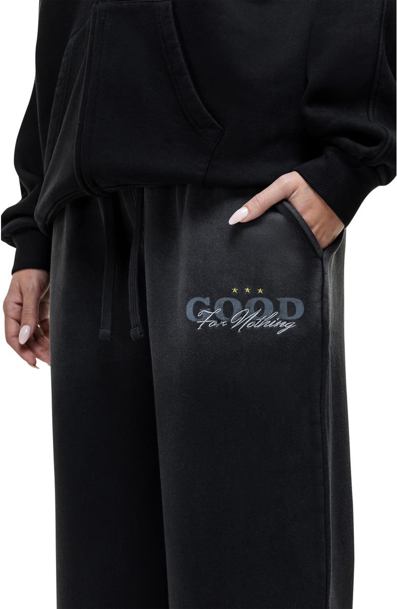 Good For Nothing Alaska Black Relaxed Joggers, Alternate, color, Black
