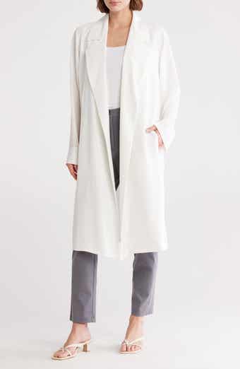 Eileen Fisher Silk Trench Coat