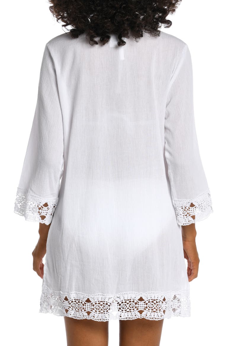 Island Fare Cover-Up Tunic, Alternate, color, WHITE