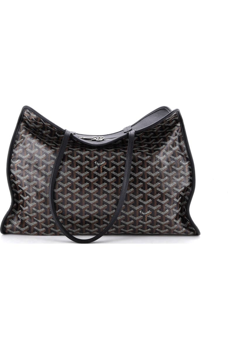 Pre-Owned Goyard Hardy Pet Carrier Coated Canvas PM, Alternate, color, Black