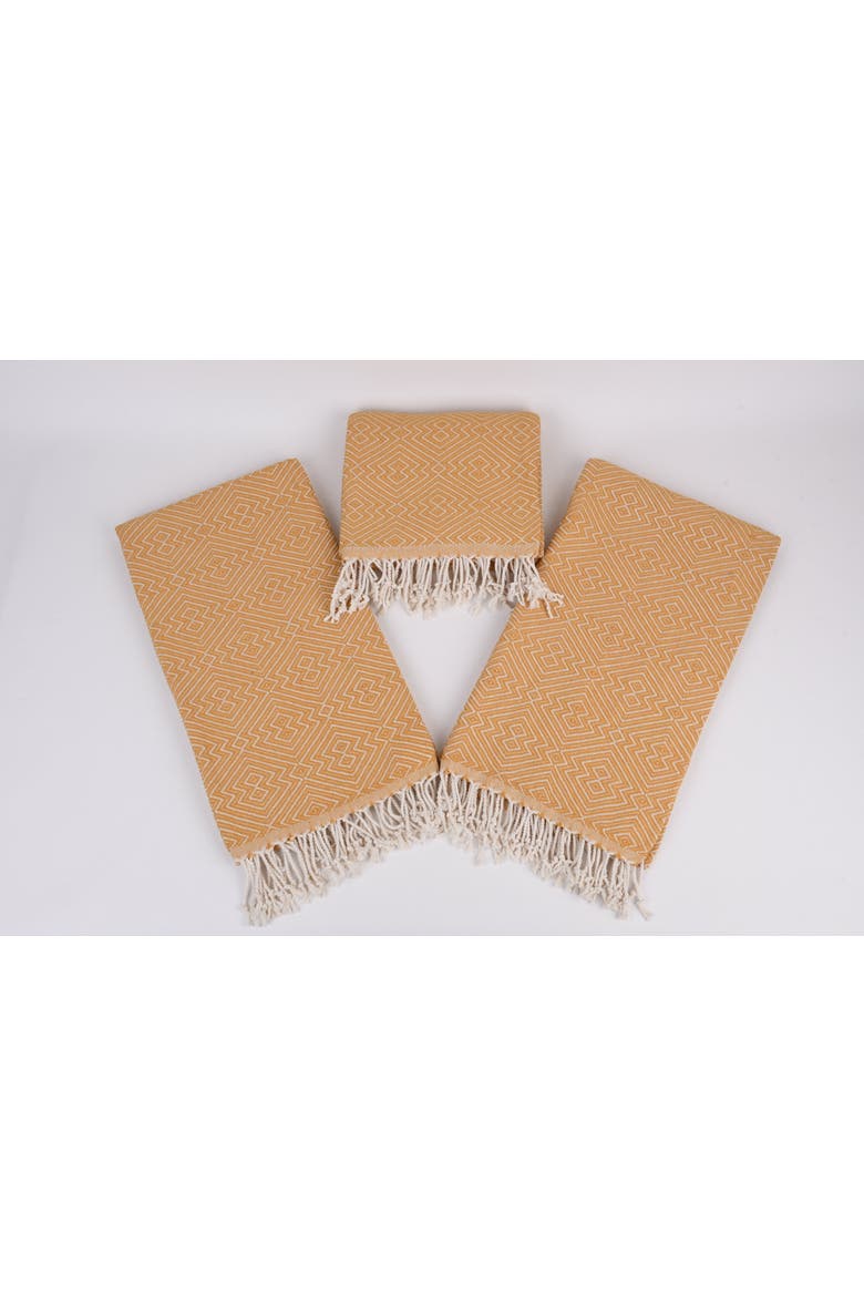 Safran Throw Blanket/Towel, Alternate, color, Orange
