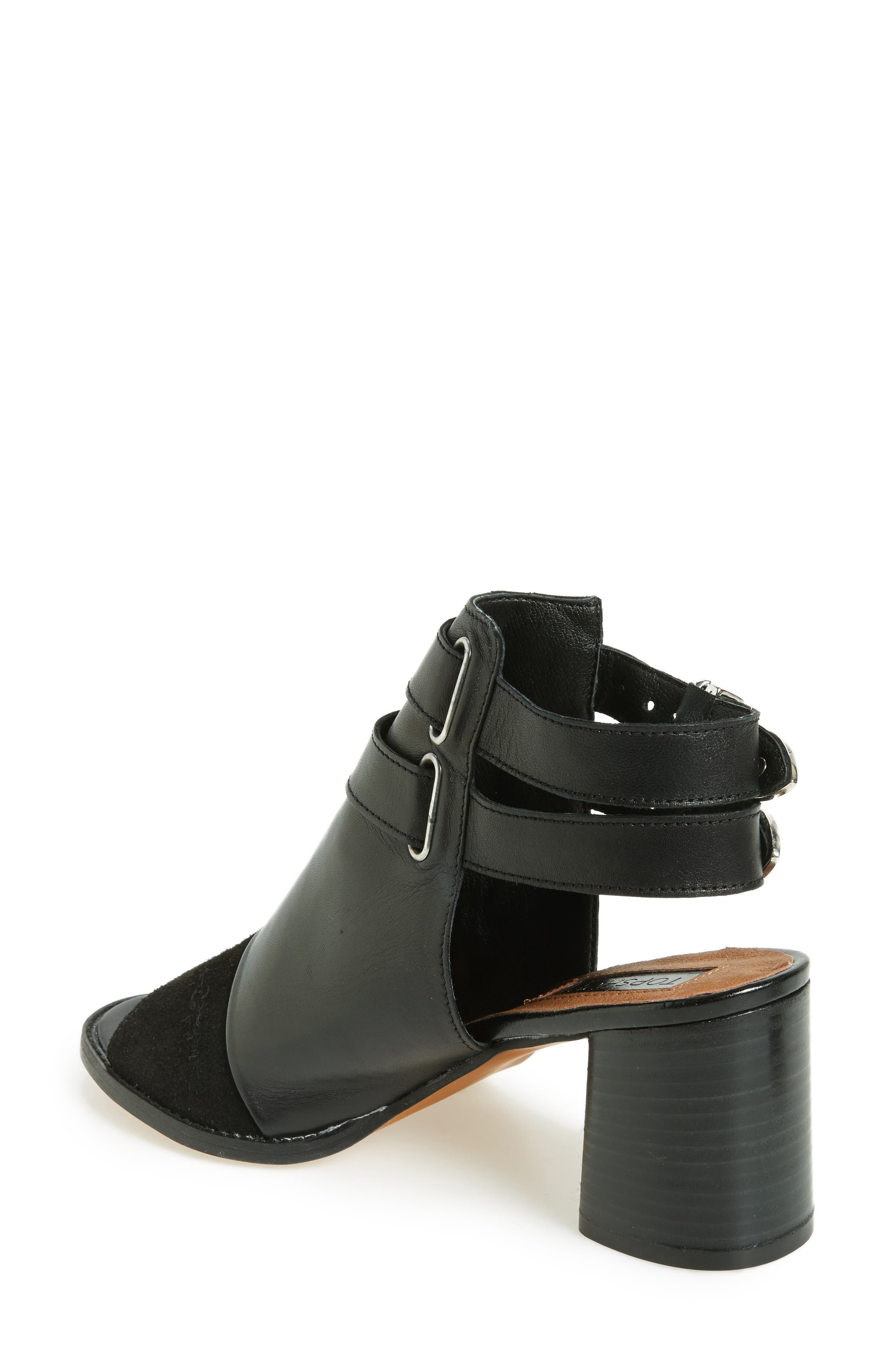 Topshop Nacho Western Slingback Sandal, Alternate, color, 