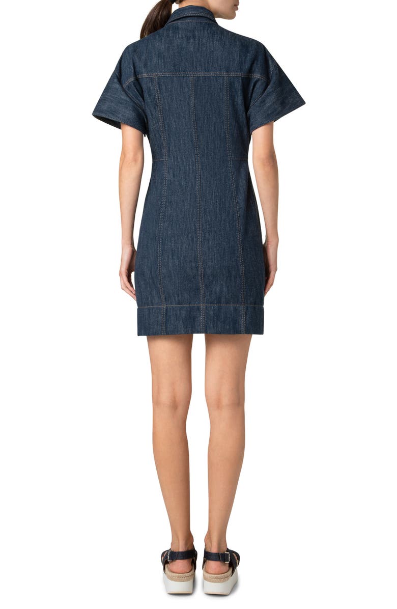 Akris punto Denim Polo Dress, Alternate, color, 