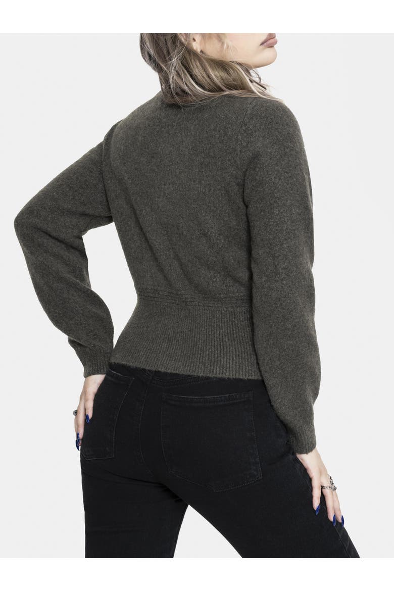 Hexborn Baba Yaga Knit Cardigan, Alternate, color, Grey