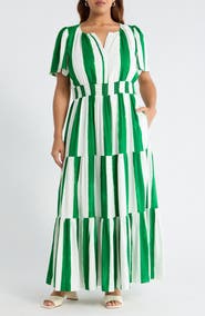 SUGARLIPS Rony Smocked Waist Maxi Dress