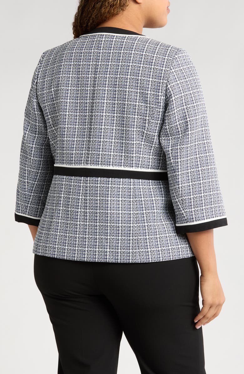 KASPER Framed Tweed Jacket, Alternate, color, 