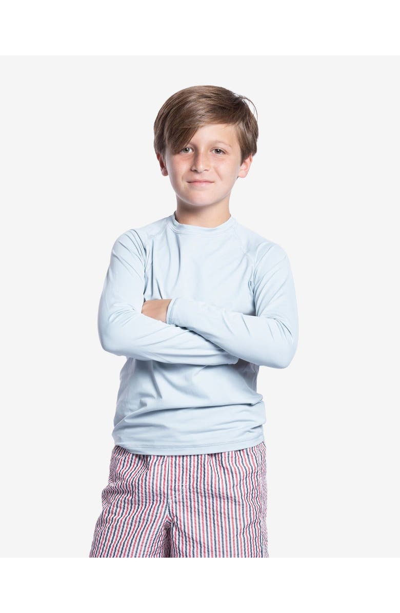 BloqUV Kid's Crew Neck Top, Main, color, Soft Gray