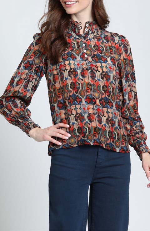 Ruched Puff Sleeve Top