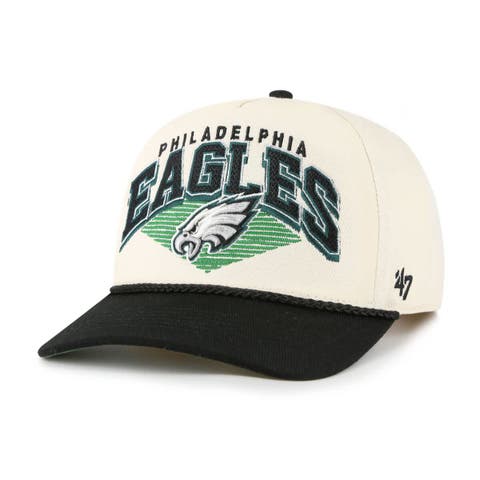 Men's '47 Cream Philadelphia Eagles Pomona Rope Hitch Adjustable Hat