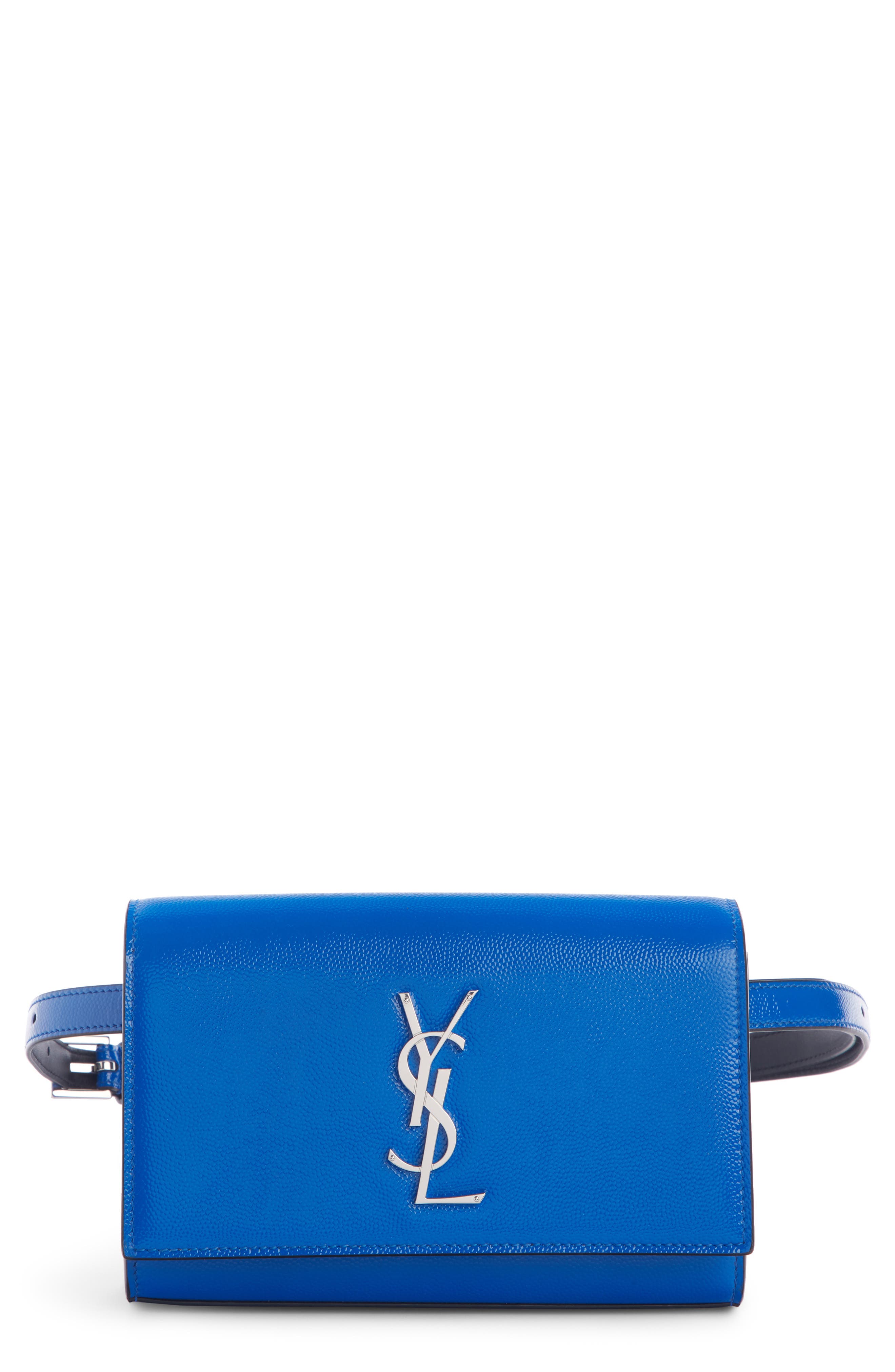 Saint Laurent Kate Leather Belt Bag, Main, color, 