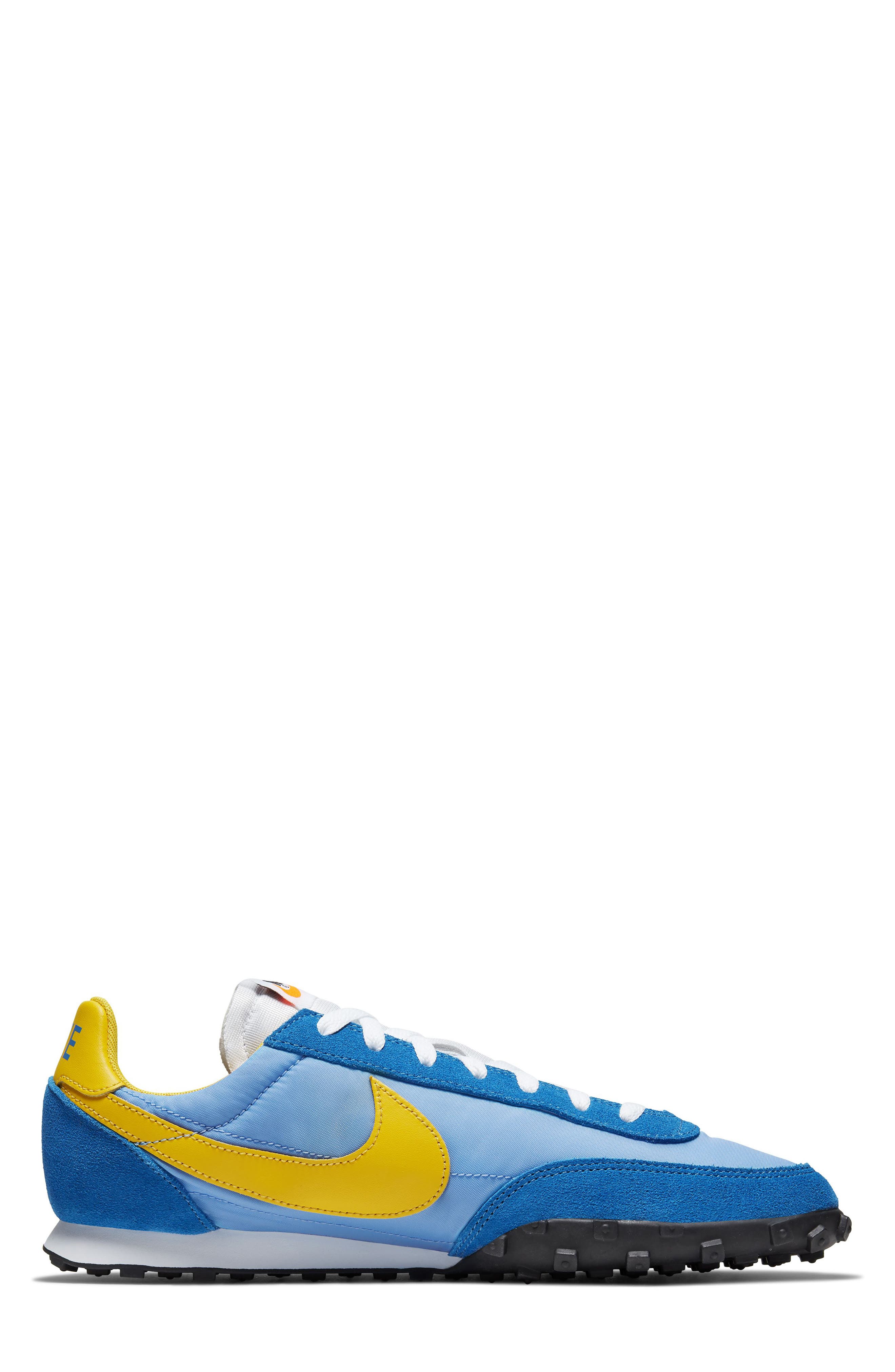 Waffle Racer Sneaker, Alternate, color, BLUE/ BLACK/ AMARILLO