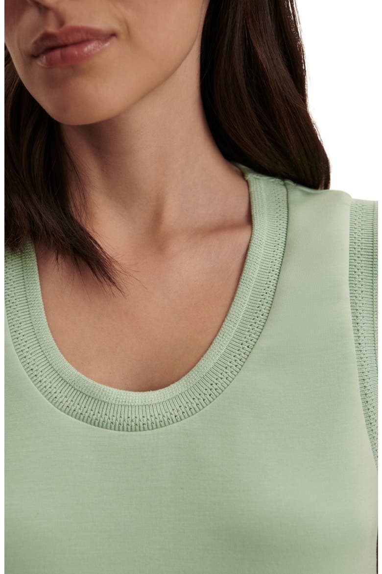 Cambrie Scoop Neck Tank, Alternate, color, SAGE MINT