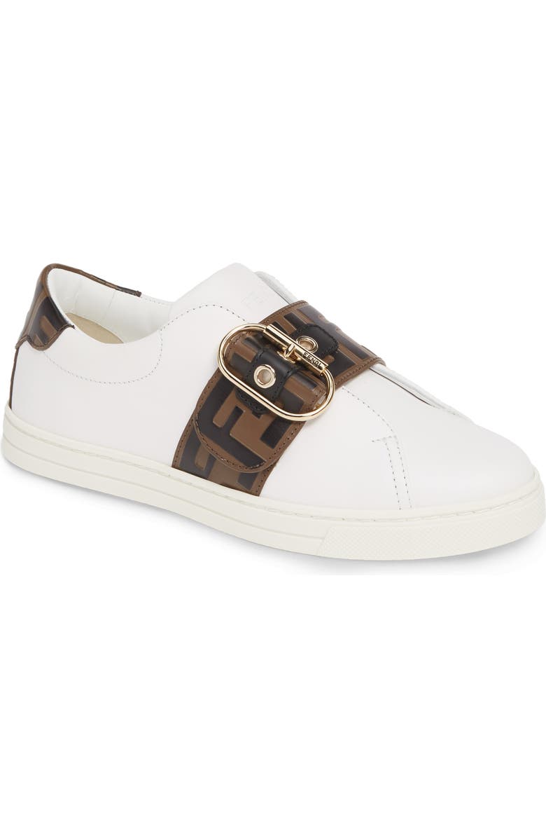 Fendi Pearland Logo Slip-On Sneaker, Main, color,