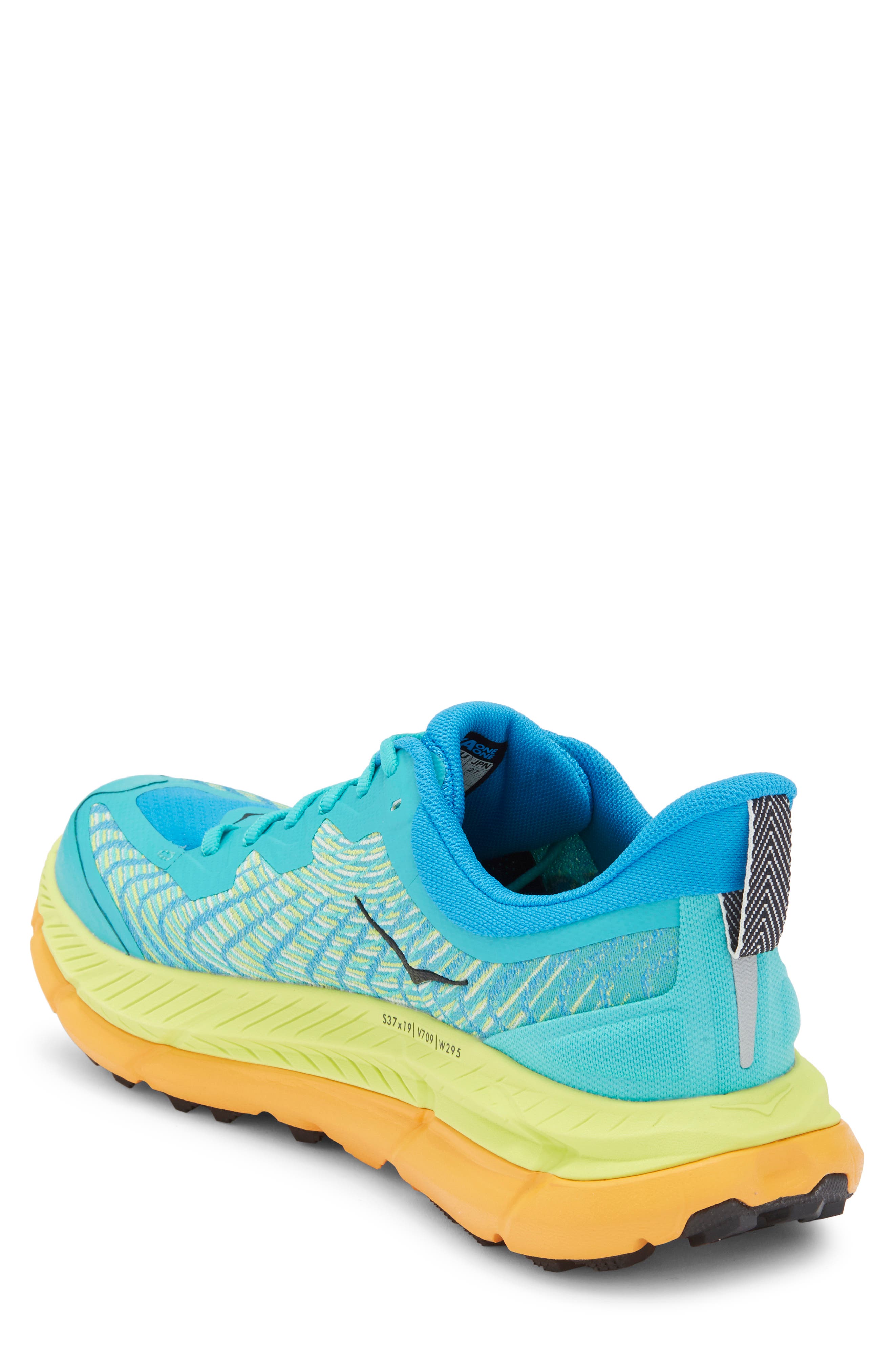 HOKA Mafate Speed 4 Trail Running Shoe, Alternate, color, Ceramic / Diva Blue