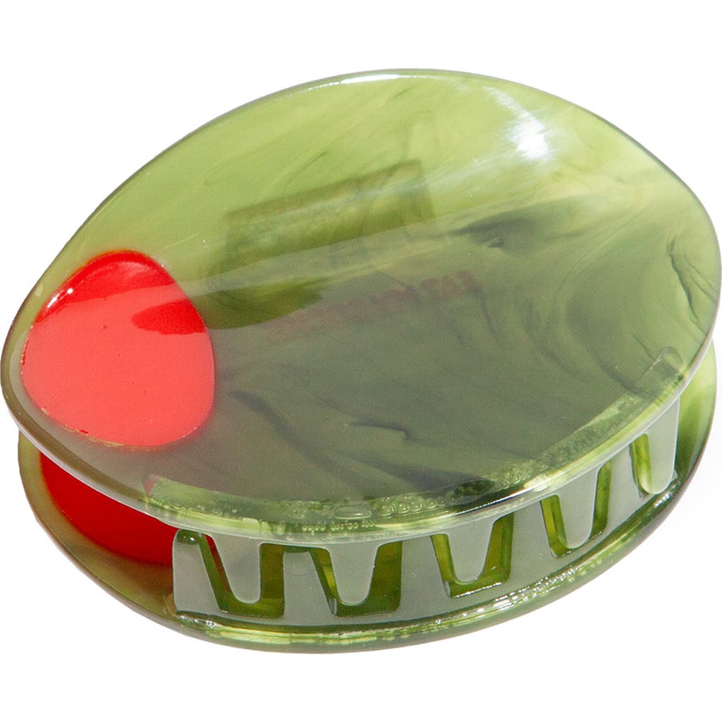 Doiy Olive Claw Clip In Green