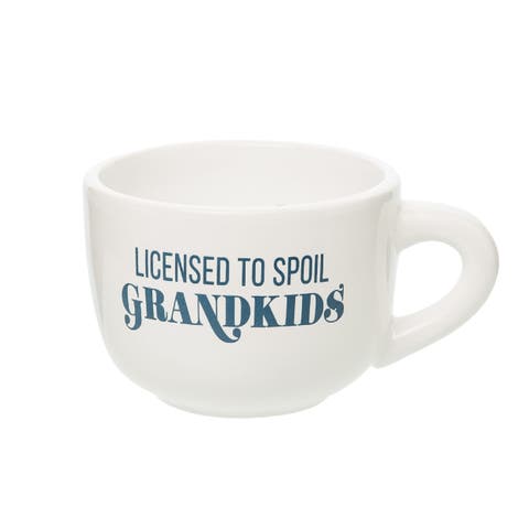 Spoil Grandkids Cappuccino Mug Ceramic White 24 oz