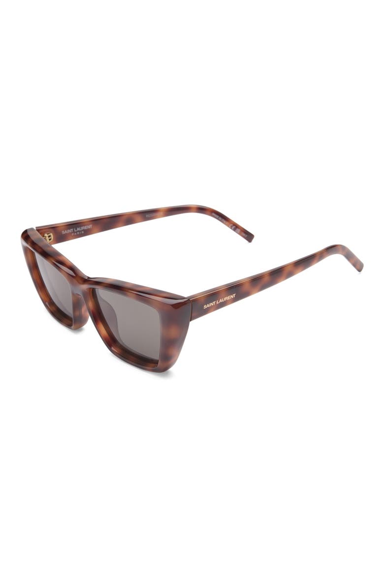 SL 276 Mica Plump 53mm Cat Eye Sunglasses, Alternate, color, HAVANA