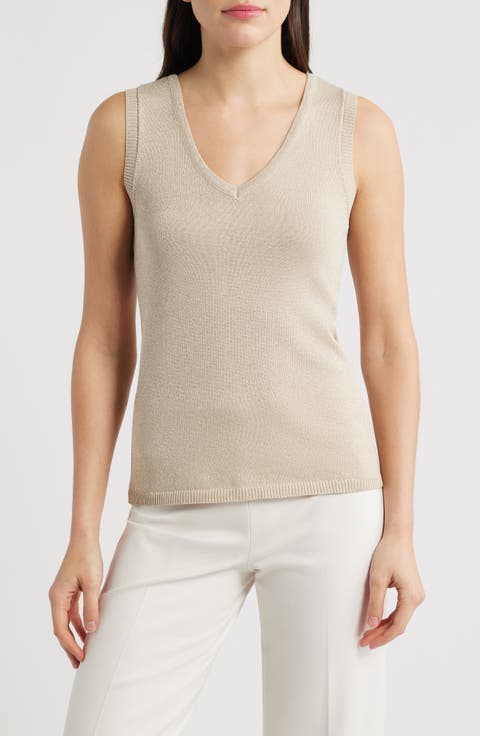 V-Neck Sweater Tank