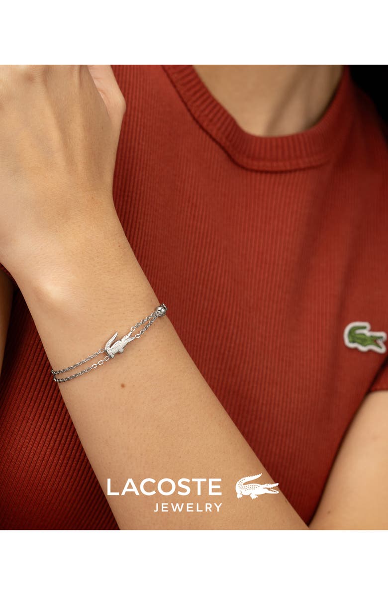 Lacoste Crocodile Station Bracelet, Alternate, color,