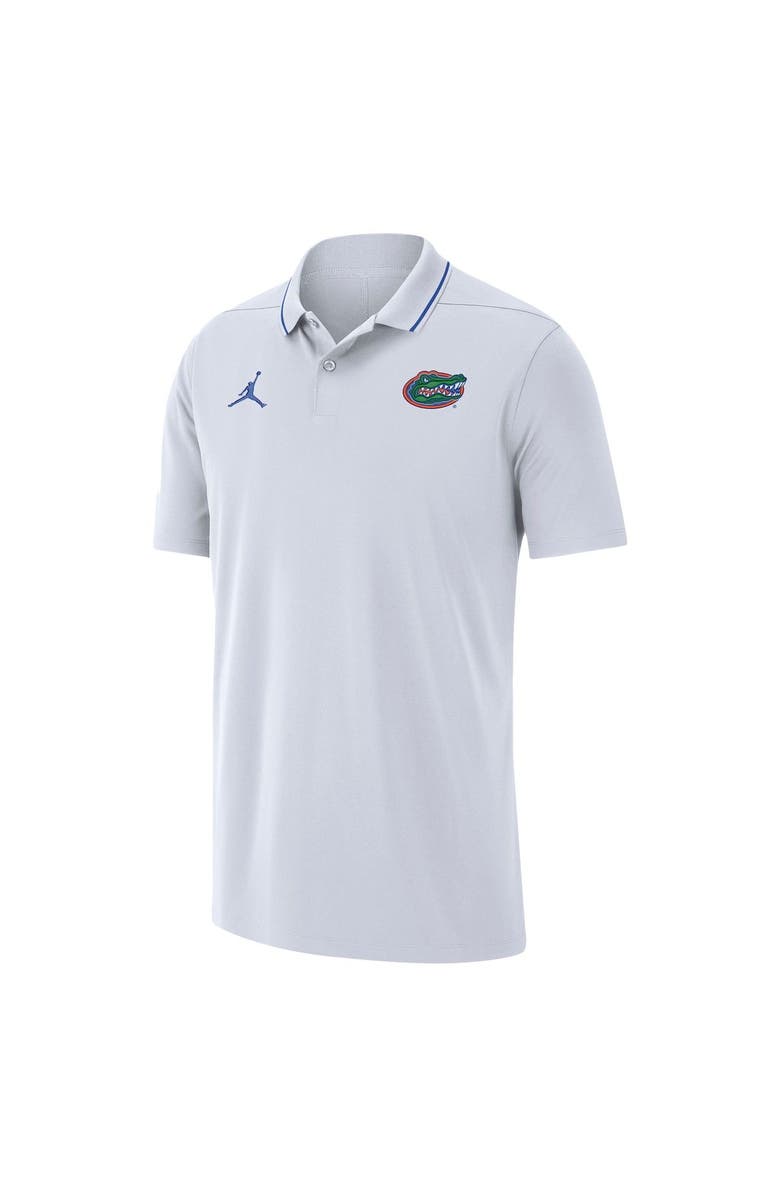 Jordan Brand Men's Jordan Brand White Florida Gators 2023 Coaches Performance Polo, Alternate, color, 