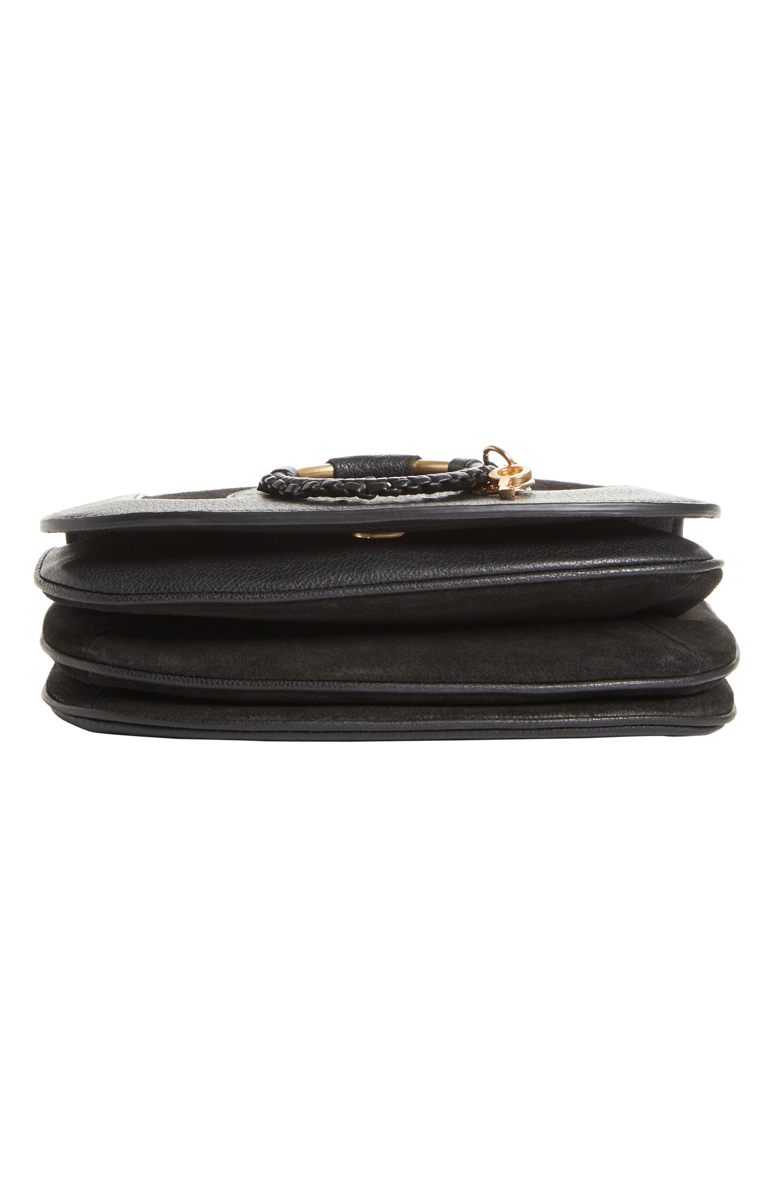 See by Chloé Hana Suede & Leather Shoulder Bag, Alternate, color, 