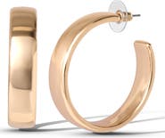 Jessica Simpson Textured Half Hoop Earrings