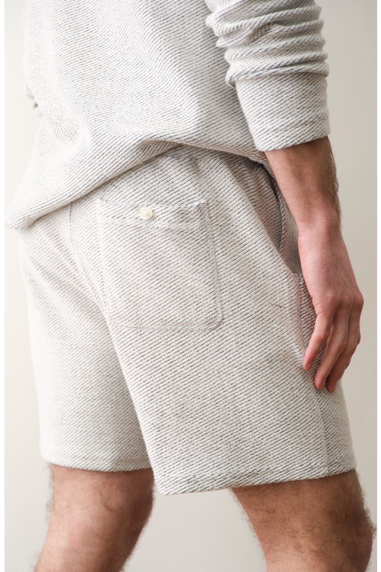 Portola Drawstring Beach Shorts, Alternate, color, WHITE/ NAVY