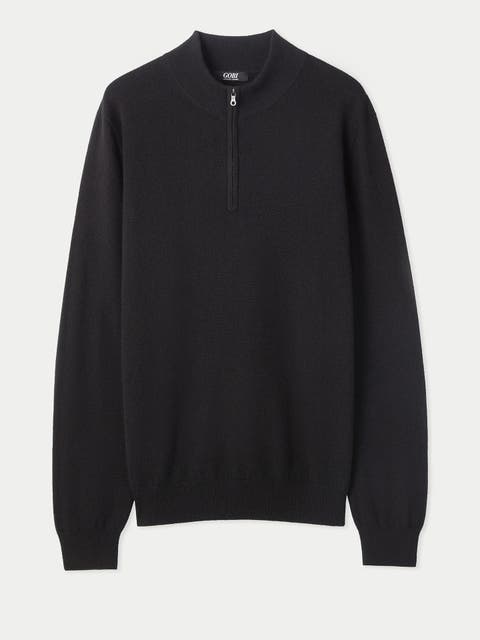 Timeless Half-Zip Cashmere Sweater