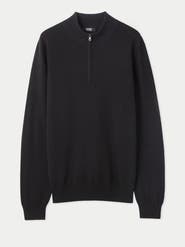 Gobi Cashmere Timeless Half-Zip Cashmere Sweater