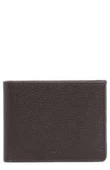 Pebbled Leather Bifold Wallet