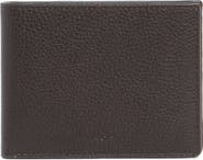 Vince Pebbled Leather Bifold Wallet