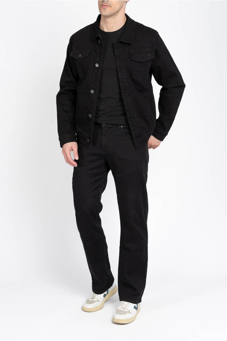 High Roller Fit Five Pocket Jeans, Alternate, color, Jet Black
