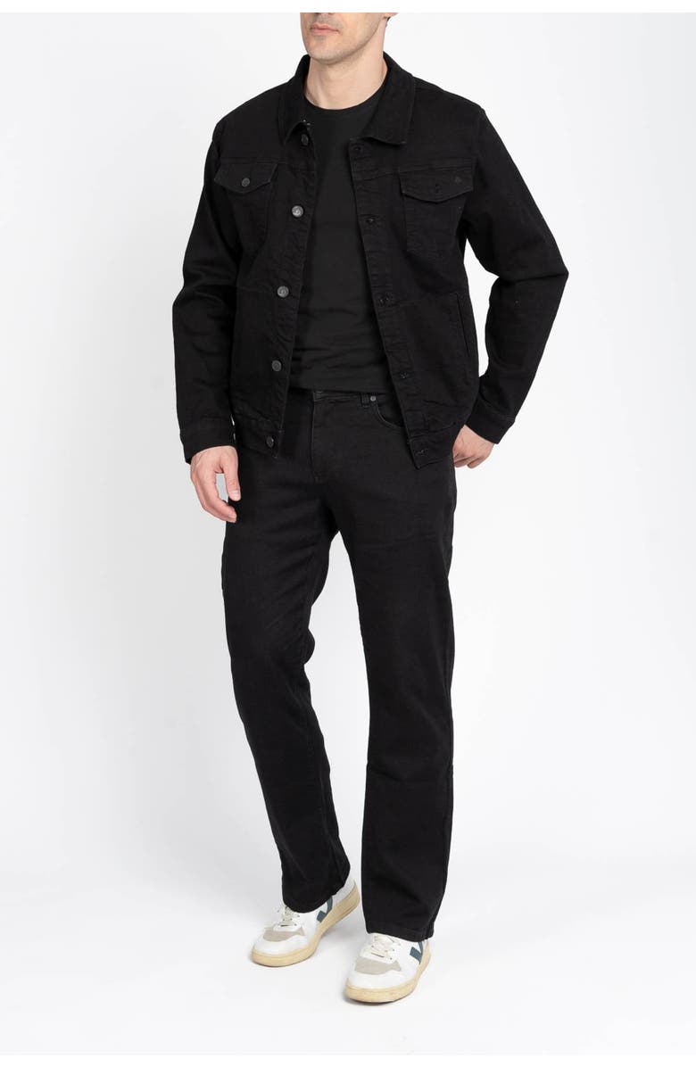 Jack Of Spades High Roller Fit Five Pocket Jeans, Alternate, color, Jet Black