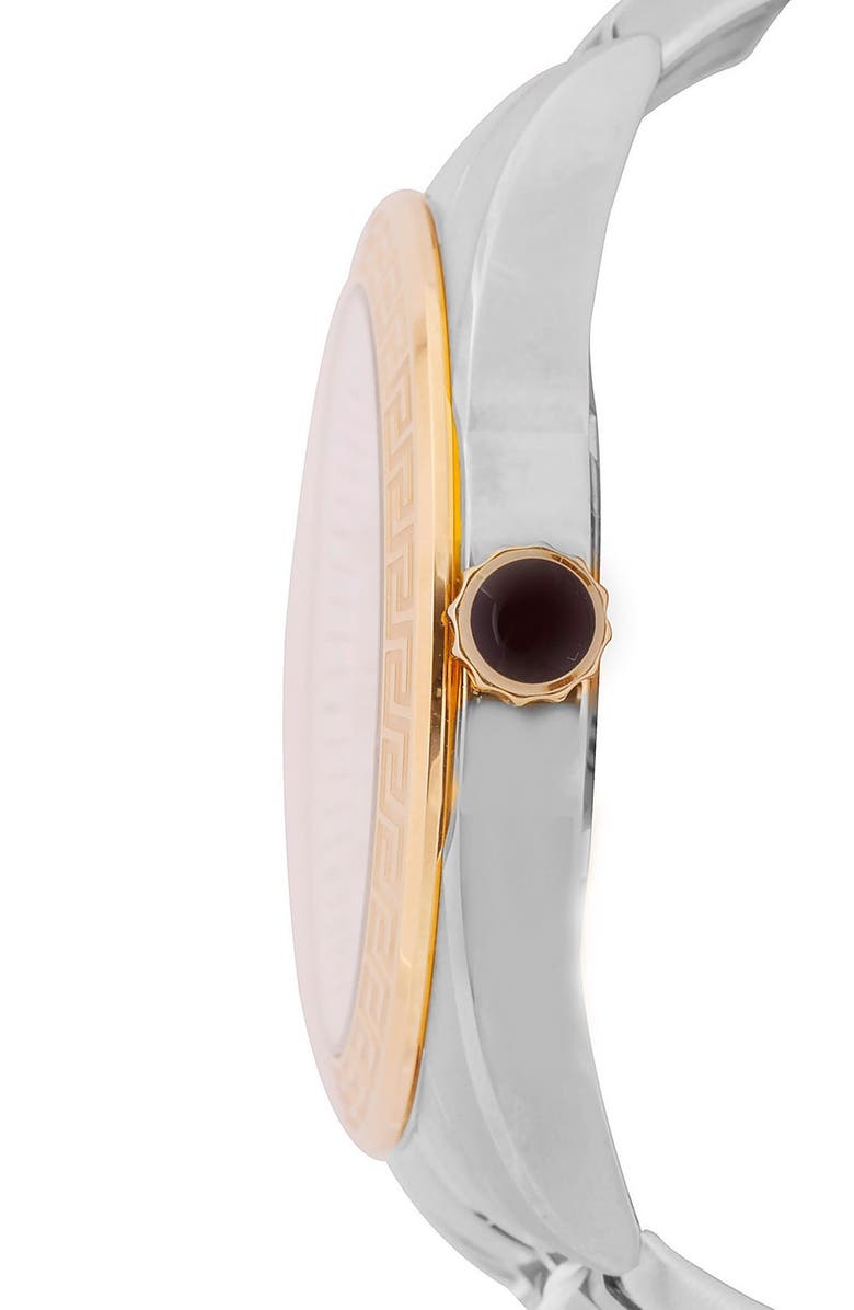 Versace 'V Sport II' Guilloche Dial Bracelet Watch, 42mm, Alternate, color, 