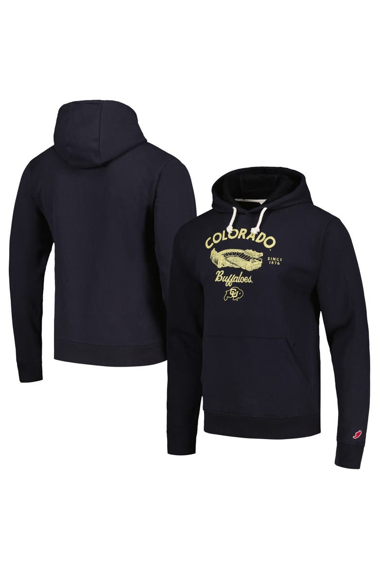 Men's League Collegiate Wear Black Colorado Buffaloes Stadium Essential Pullover Hoodie, Main, color, Black