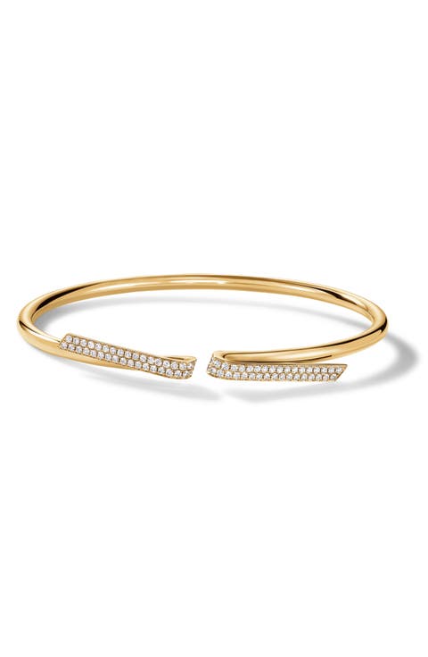 INSIDE/OUT 18K Gold Diamond Flexi Bangle, 0.50ct.