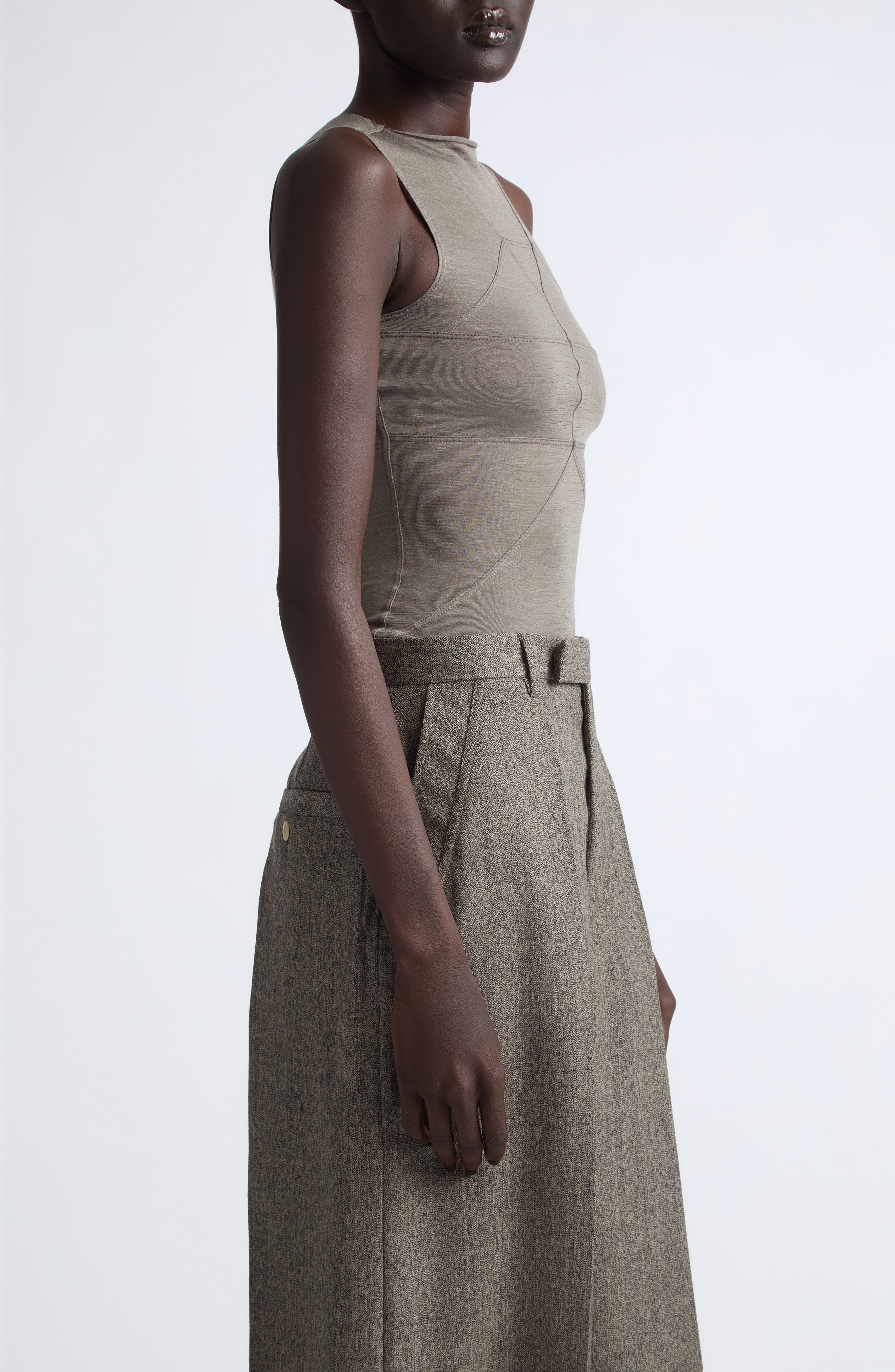 Rick Owens Temple Wool & Silk Tank (Women) | Nordstrom