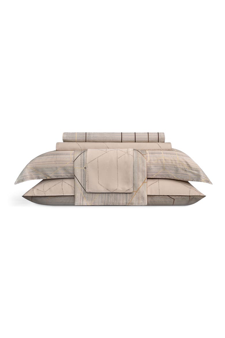 Noeys fitted sheet, Alternate, color, Brown