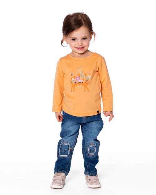 Deux Par Deux Jeans With Embroideries In Blue
